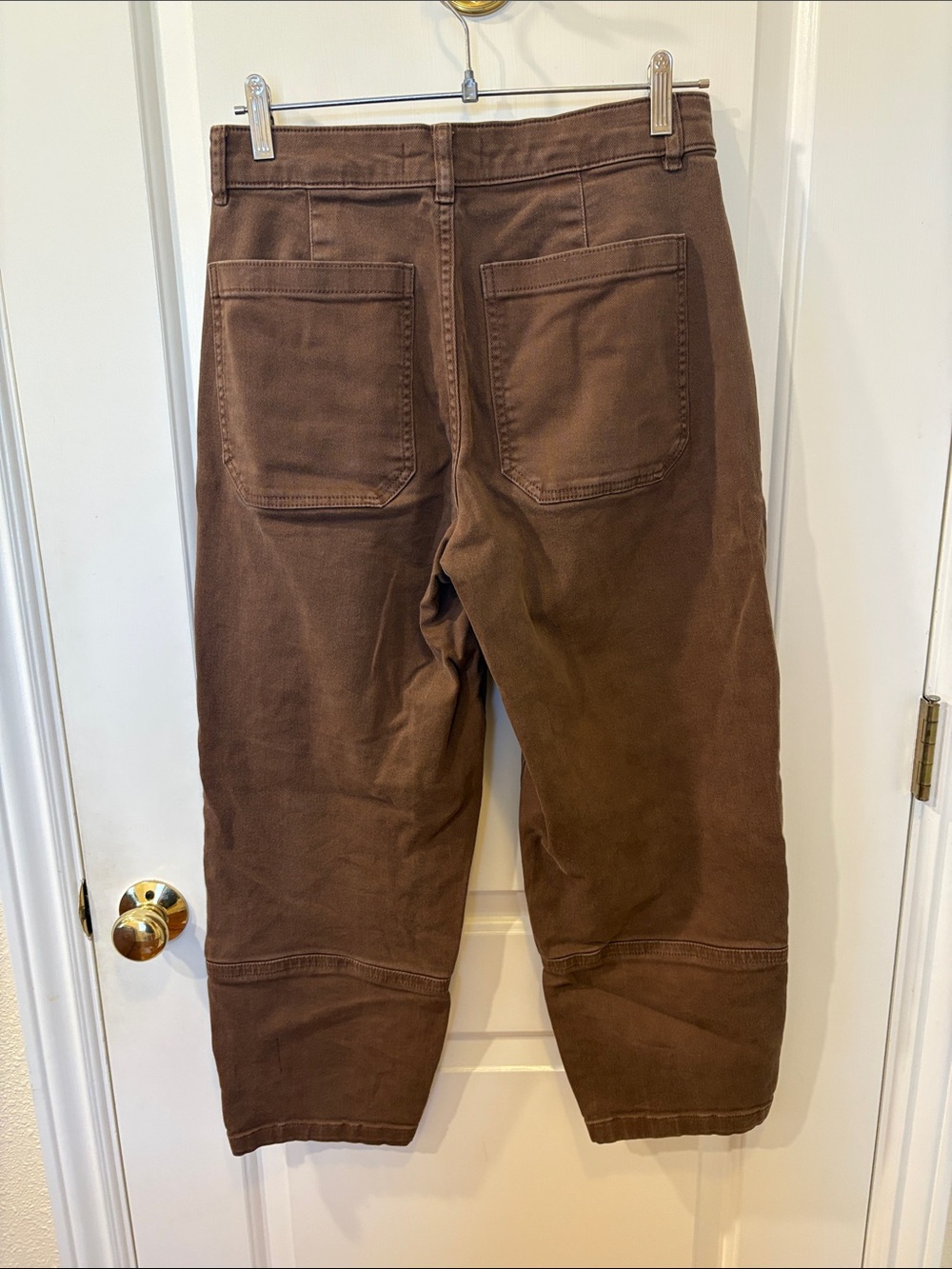 Everlane Utility Barrel Pant Brown - Picture 2 of 7